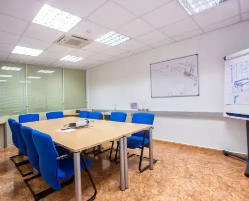 Sala de reuniones en Calatayud.