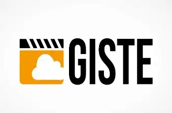 Logo de Giste Producciones, productora audiovisual en Zaragoza.