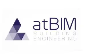 Logo de atBIM, consultoría especializada en optimización de procesos de construcción y metodología BIM.