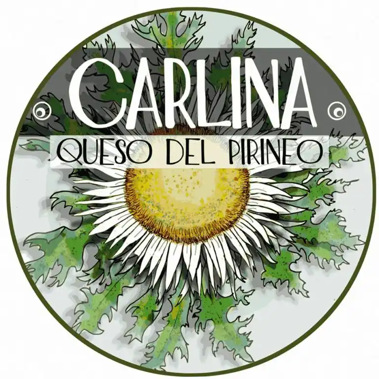 Logo de Carlina Queso del Pirineo, producto artesanal con sabor auténtico del Pirineo.