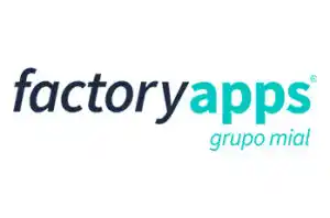 Logo de FactoryApps, soluciones tecnológicas para el desarrollo de aplicaciones móviles.