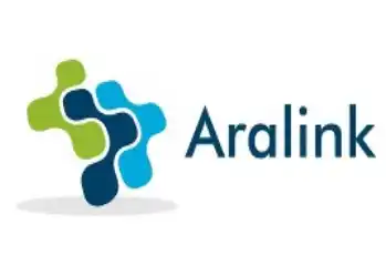 Logo de Aralink, empresa especializada en soluciones tecnológicas.