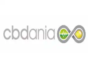 Logo de CBDania, empresa especializada en alimentos, complementos alimenticios y productos terapéuticos con CBD.