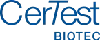 Logo de CerTest Biotec, empresa innovadora en diagnóstico y biotecnología fundada en Zaragoza.