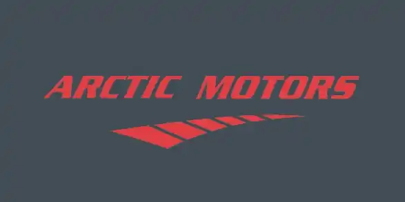 Logo de Arctic Motors, empresa especializada en vehículos innovadores para la nieve y la montaña.