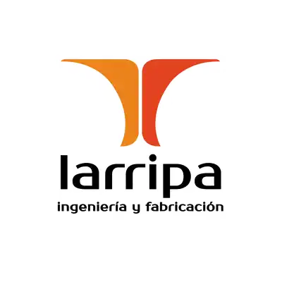 Logo de Larripa, empresa especializada en ingeniería, diseño, fabricación y homologación de productos.