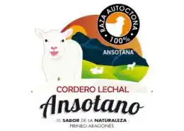 Logo del Cordero Lechal Ansotano, raza autóctona criada de forma sostenible en la comarca de la Jacetania, Aragón.