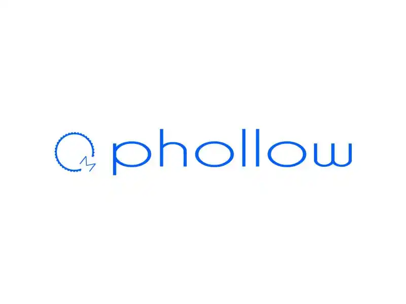Logo de Phollow, marketplace geolocalizado para contratación rápida de servicios de fotografía y videografía.