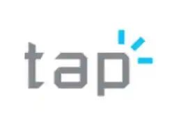Logo de TAP, empresa internacional especializada en tecnología para procesos de gestión y servicios TI.